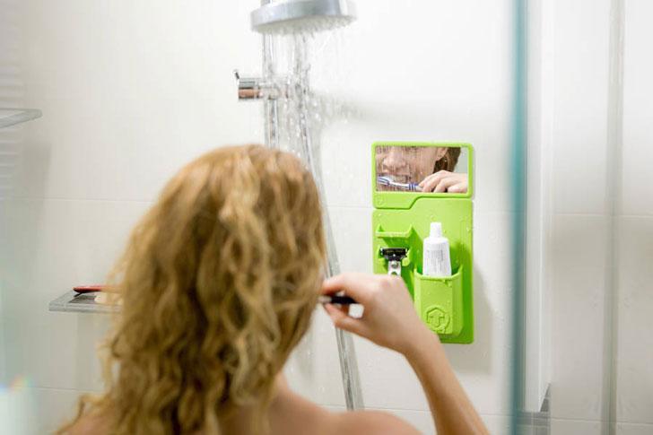 Gadgets d'Eve bricolage BADIG™_: Organisateur de salle de bain en silicone